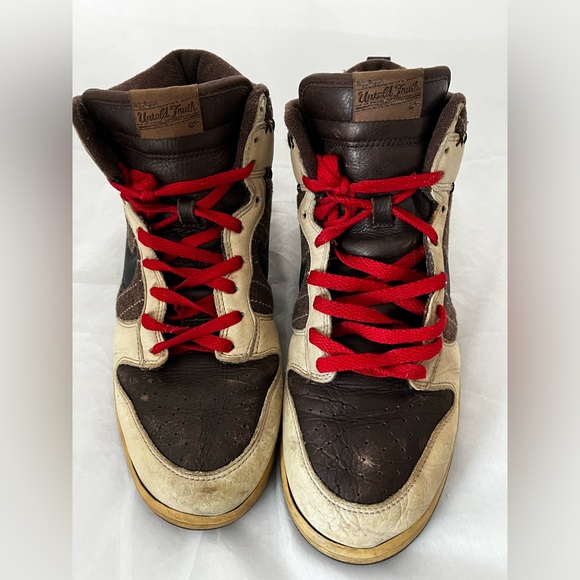 Nike Vintage Dunk High Premium Utt Baseball Pack Memphis Men’s sneakers sz 10,5 - Picture 2 of 16